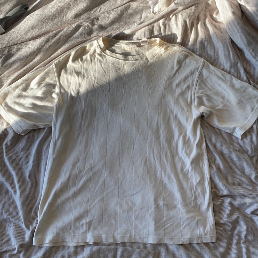 White CRB short sleeve tee